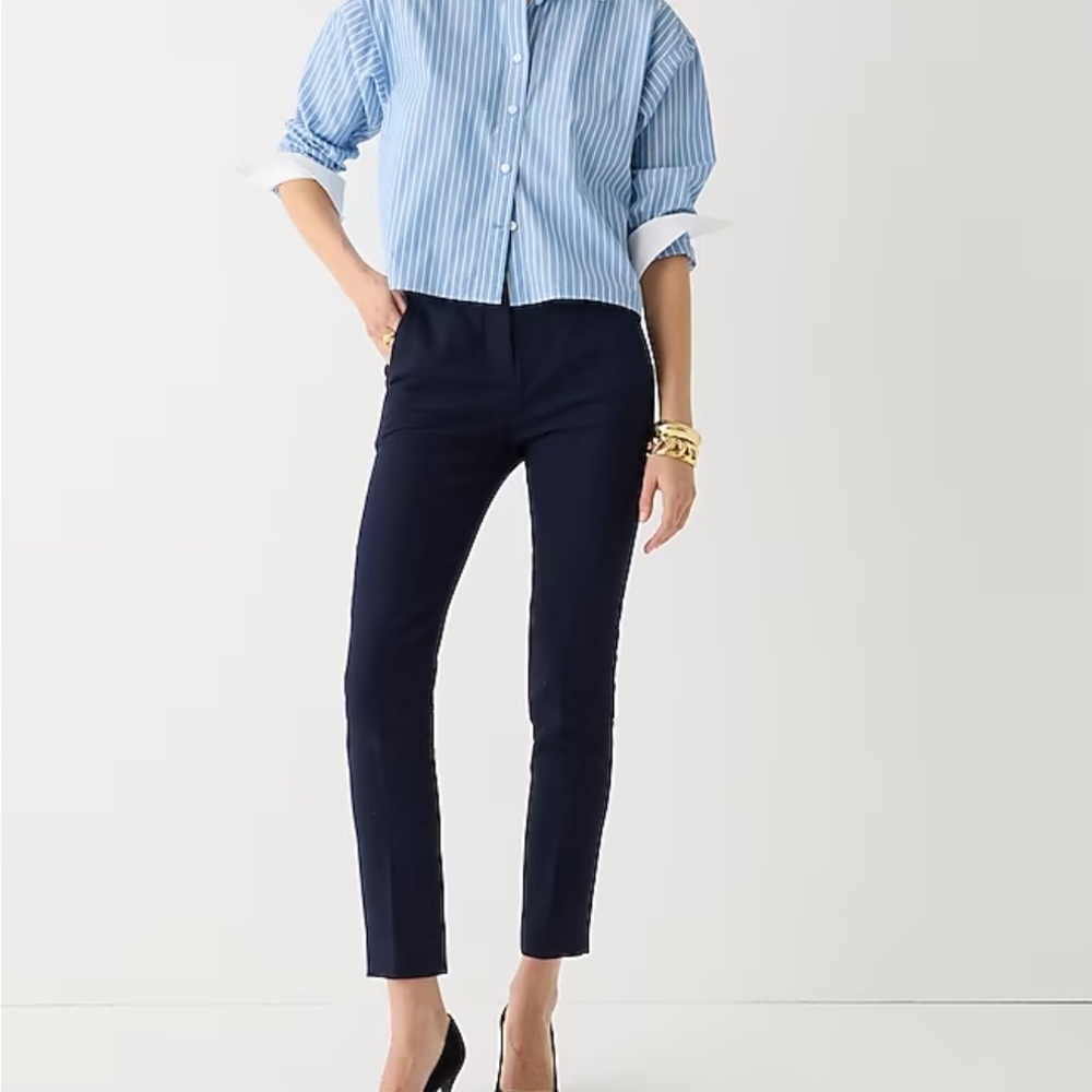 JCrew High-rise pant, size 2 Navy